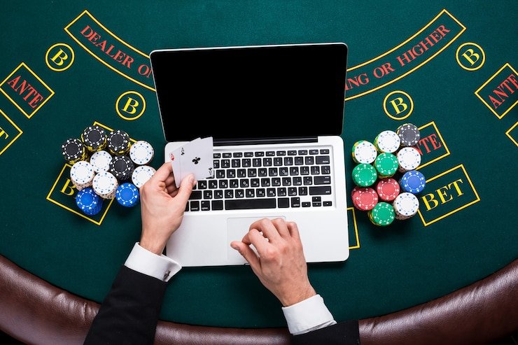 uni4d platform interface showing football markets, live-dealer tables, and slot games across mobile and desktop